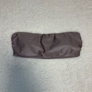 Victoria’s Secret Swim Purple Metallic Bandeau Bikini Top